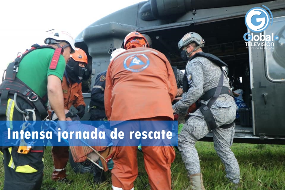 Intensa jornada de rescate fue efectuada por su Fuerza Aérea Colombiana en el Meta