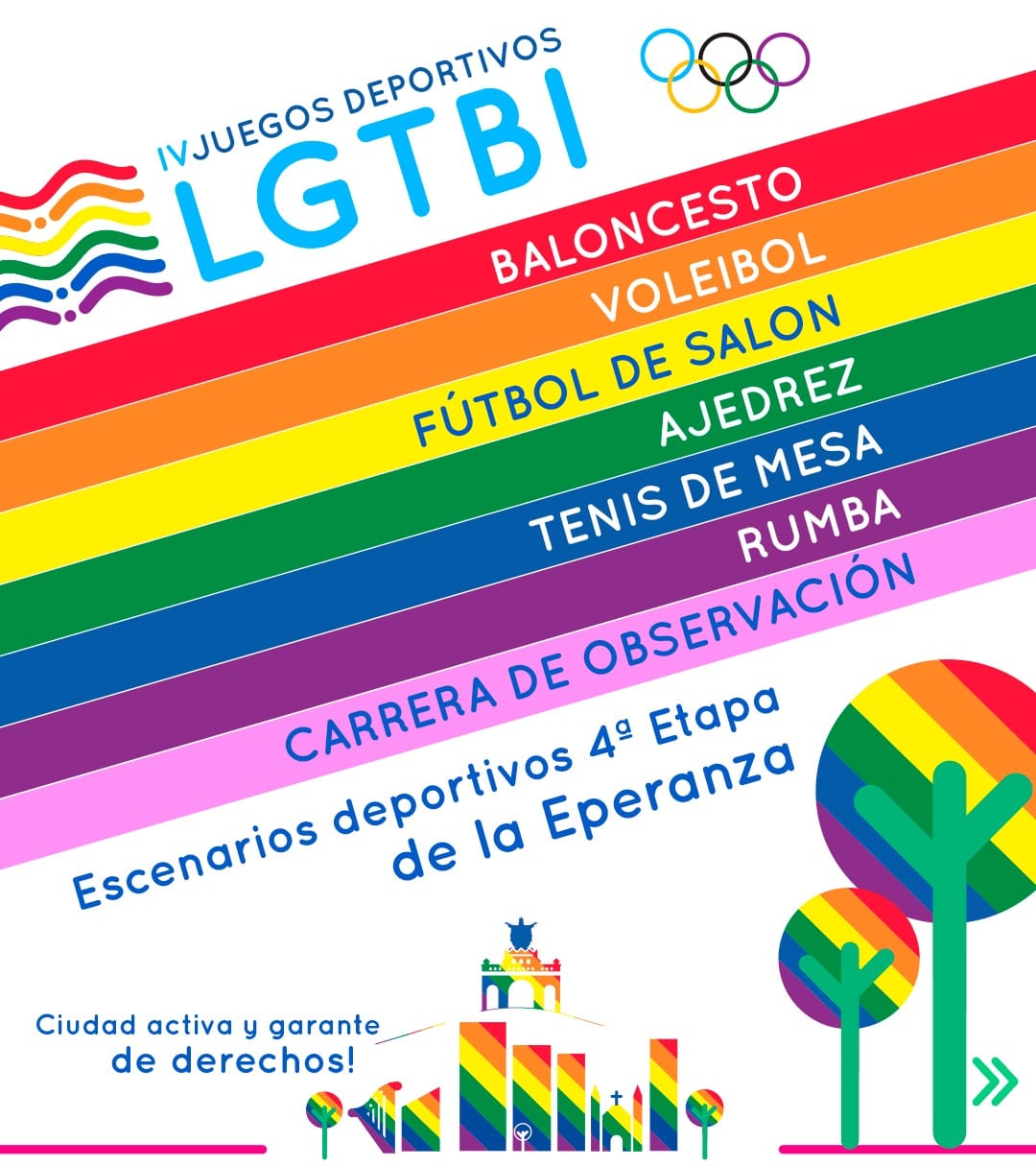 esde este próximo viernes 6 y hasta el domingo 8 de noviembre se llevarán a cabo los Juegos Deportivos Lgtbi en Villavicencio.