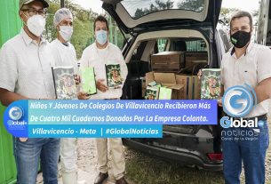 Niños Y Jóvenes De Colegios De Villavicencio Recibieron Más De Cuatro Mil Cuadernos Donados Por La Empresa Colanta