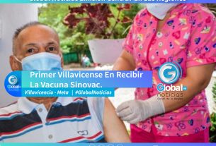 Gustavo Osorio, De 82 Años, Se Convirtió En El Primer Villavicense En Recibir La Vacuna Sinovac En La Ciudad
