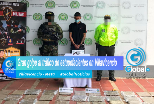Gran golpe al tráfico de estupefacientes en Villavicencio