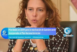 Prioridades en DDHH para la reactivación de Guaviare serán incorporadas al Plan Nacional de Acción