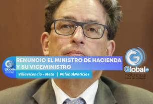 RENUNCIO EL MINISTRO DE HACIENDA Y SU VICEMINISTRO