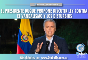 EL PRESIDENTE DUQUE PROPONE DISCUTIR LEY CONTRA EL VANDALISMO Y LOS DISTURBIOS